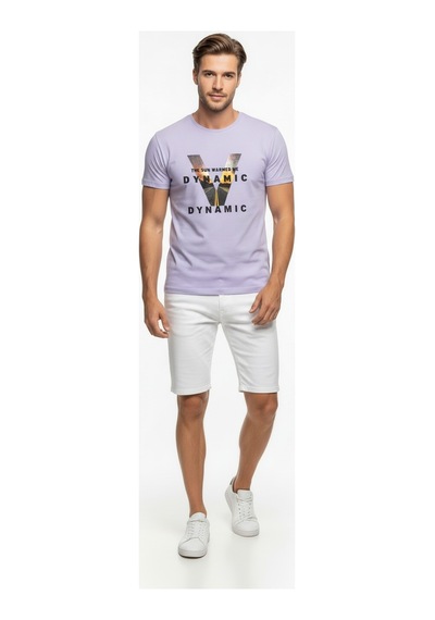 Urban Grafik Baskılı Erkek T-shirt Streetwear Stil, Günlük Rahat Kalıp Çok renkli