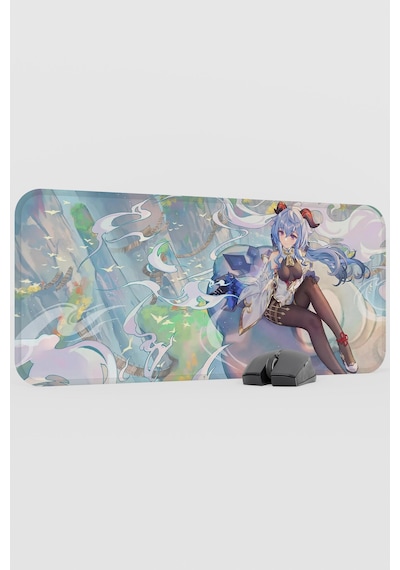 Ganyu Genshin Impact Anime Gacha V5 - 70x30 Xl Gaming Mouse Pad Fare Altlığı