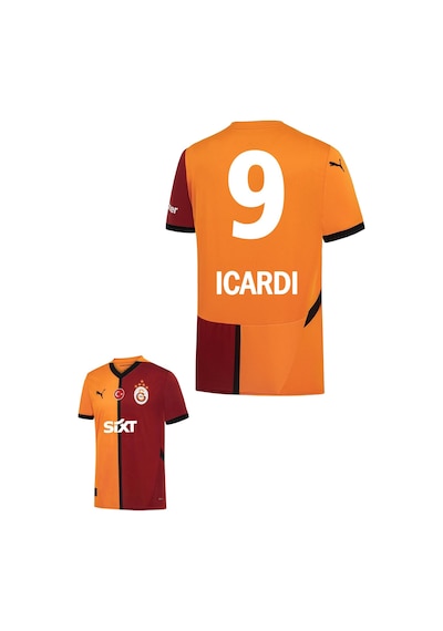 Galatasaray Lisanslı 2024/2025 İç Saha Parçalı Icardi Baskılı Forma Sarı - Kırmızı