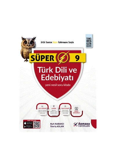 Armada 9.Sınıf Süper Türk Dili Ve Edebiyatı Soru Kitabı Yeni Nesil