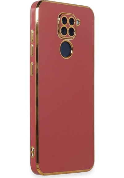 Flzdgnkr Newface Xiaomi Redmi Note 9 Kılıf Volet Silikon - Kırmızı