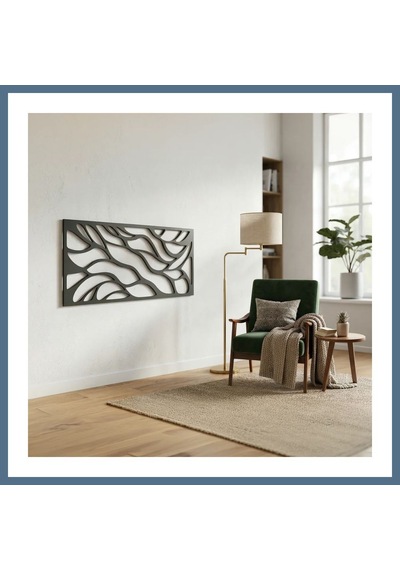 Buradabulabilirsin Soyut Desenli Duvar Tablosu Mdf Lazer Kesim Modern Minimal Estetik Duvar Süsü Bbz