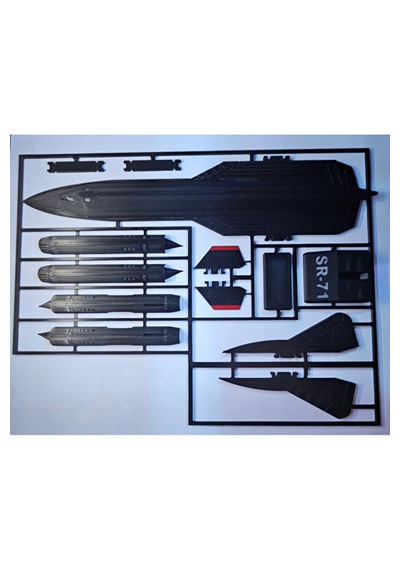 Uçak Sr-71 Kit Card Maket Oyuncak