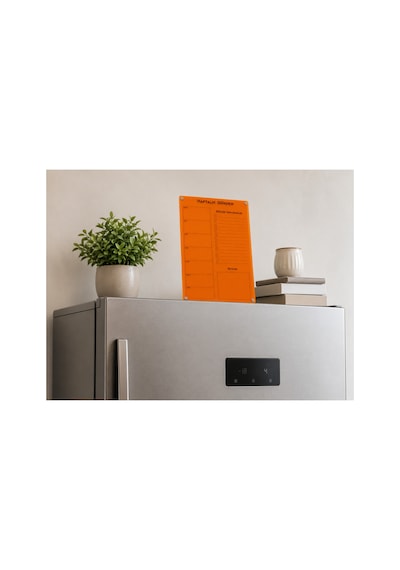 Haftalık Planlayıcı Silinebilir Buzdolabı Not Panosu - 2 Adet Kalemli Sürpriz Hediyeli 03143398