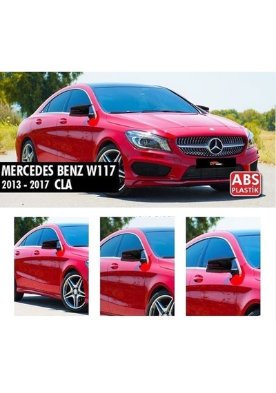 Mercedes W117 Cla Yarasa Ayna Batman Ayna Kapak. Parlak Siyah
