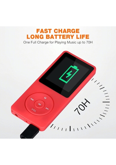 8gb Dahili Hafızalı Bluetoothlu Mp3-mp4 Çalar Ses Kayıt Fm Radio