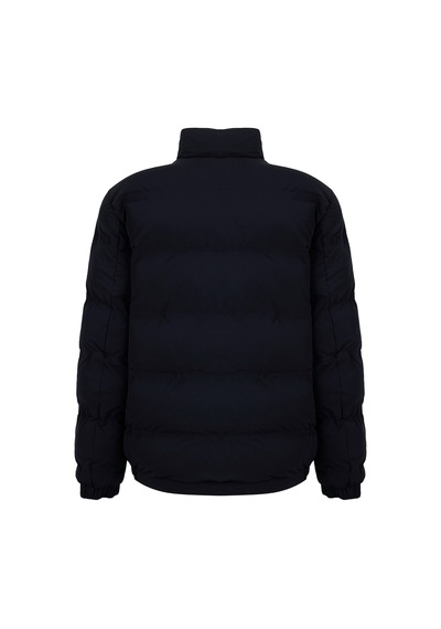 Fabrika F6wm-mnt 2108 Siyah Erkek Dik Yaka Kapitone Slim Fit Mont