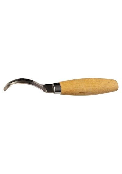 Morakniv Hook Knife 163 Double Edge Deri Kılıflı - Natural - Mora Kamp Bıçak Kahverengi