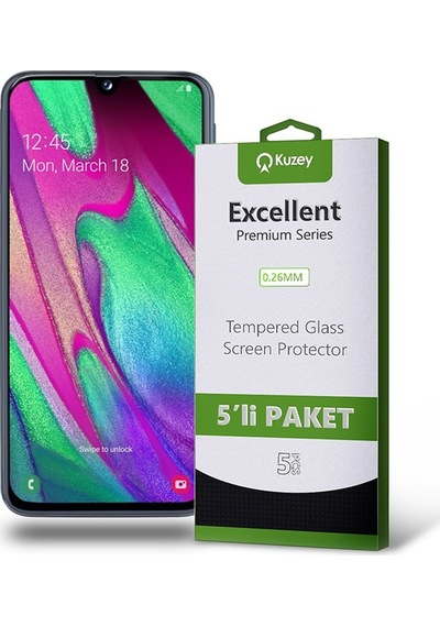 Samsung Uyumlu Galaxy A40 Ekran Koruyucu Cam 5 Adet Ekonomik Paket (541371297) 20 Tl Fark Ile Apple  iPhone Hızlı Şarj Kablosu