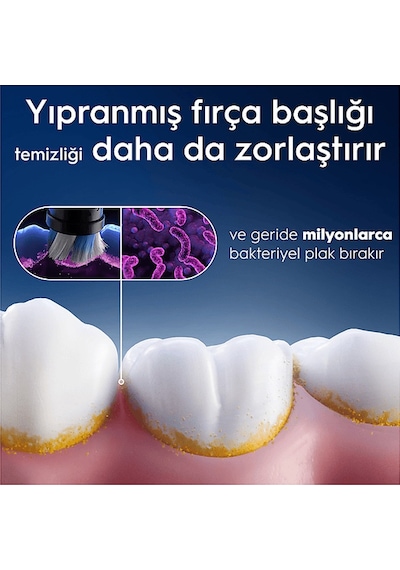 Oral B İo Sensitive White 2'li Diş Fırçası Yedek Başlık