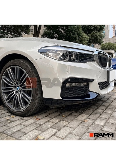 Bmw G30 M Sport Ön Tampon Flap Seti Parlak Siyah