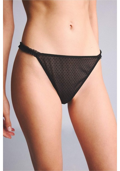 Defacto Tül Slip Külot H5241ax26spbk81 Siyah-bk81