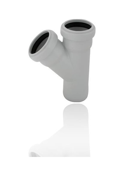 Pvc 50X50 Çatal - Lavabo ve Çamaşır-Bulaşık Makine Ayrıştırıcısı