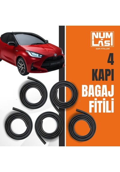 Toyota Yaris Vision 2020-2022 4 Kapı + Bagaj Fitili-a Kalite-numlas-nm5851