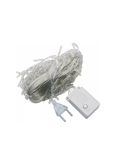 Beyaz 10 Metre Dekor Led - 100 Ledli 10 Metre Dekor Led - Yılbaşı Çam Ağacı Ledi - Led Işık Beyaz