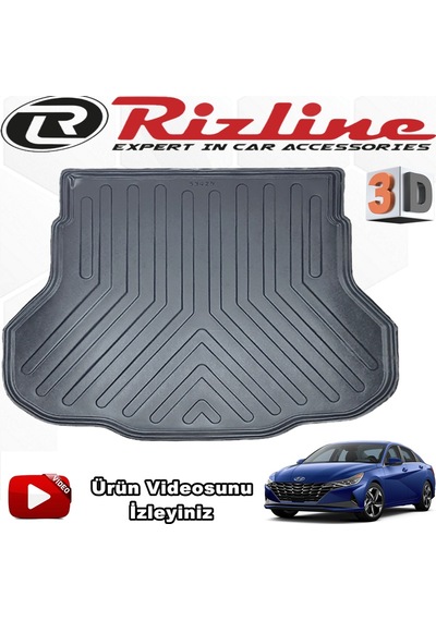 Hyundai Elantra 3D Bagaj Havuz Paspası 2020 Sonrası Rizline N11.8332