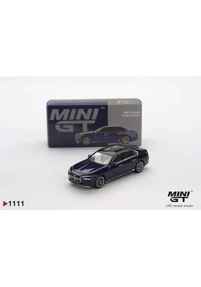 Mini Gt 1/64 Bmw İ7 Xdrive60 Tanzanite Blue Metallic 1111