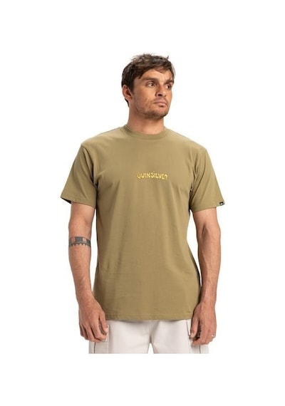 Quiksilver Eqyzt08049-26114 Ev Disconnect Effects Ss Erkek Spor Tişört Yeşil