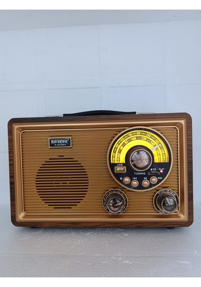 Speaker Fm Radyo Bluetooth Hoparlör Mp3 Çalar Usb Tf Aux Ses Bombası Kablosouz Hoparlör - Metalik- T