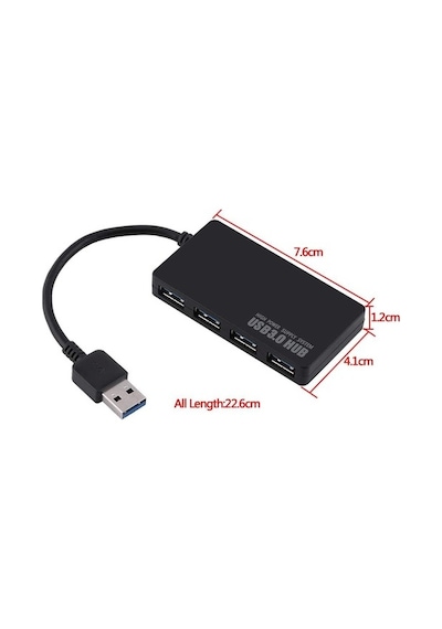 Usb 3.0 Hub 4 Port 3.0 Usb Çoklayıcı Ultra Ince Slim Usb Çoklayıc