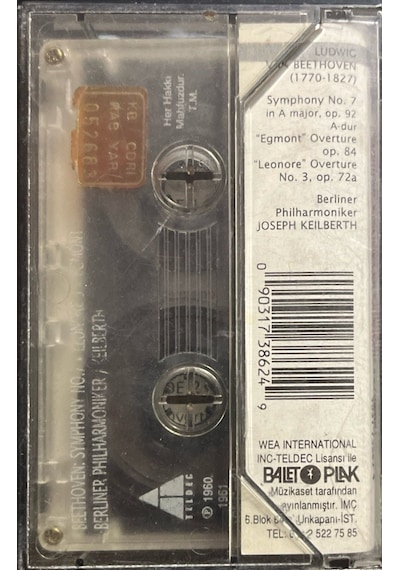 Plak Değildir Kaset Tir Beethoven Symphony No.7 Kaset