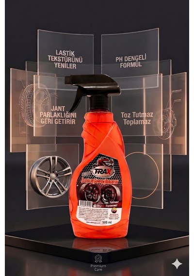 Trax Lastik Parlatıcı ve Tampon Cilası 500Ml