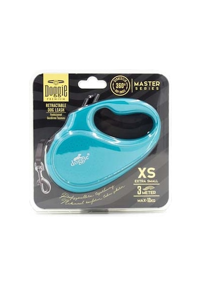 Doggie Otomatik Uzatma Tasması Master Açık Mavi Xs-12 Kg 3 Mt Mavi