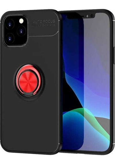 Apple Uyumlu  iPhone 12 Pro Kilif Yüzüklü Magnetli Ravel Case 446828785