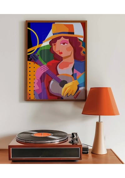 Çerçevesiz Poster Müzikal Portre
