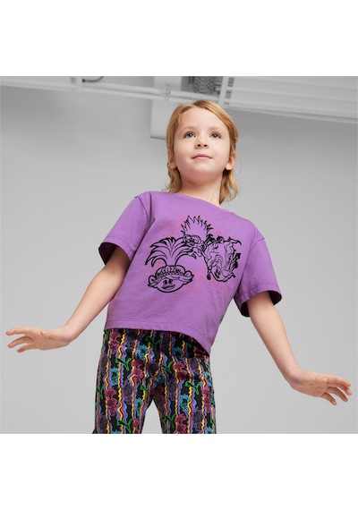 Puma X Trolls Graphic Çocuk T-shirt 624854 50 Mor