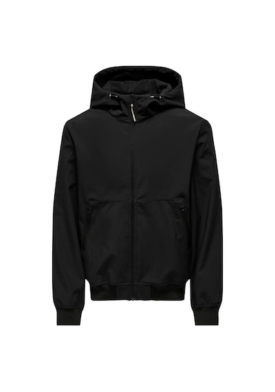 Only & Sons Onsbowıe Softshell Bomber Otw Noos Siyah 22029276 001