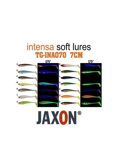Silikon Balık Jaxon Gummy Intensa Tg-ına070 7cm 5 Li Pk Renk:u