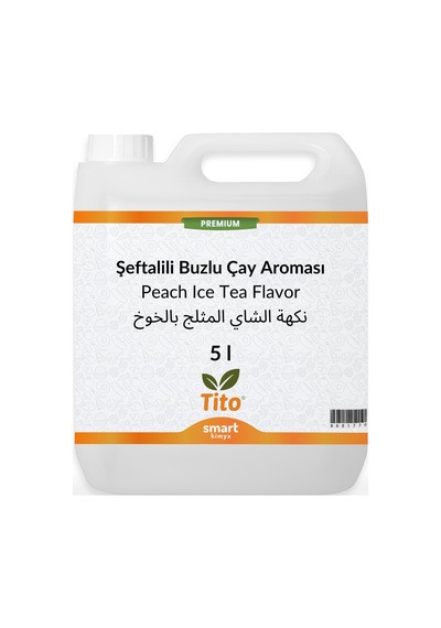 Premium Şeftalili Buzlu Çay Aroması 5 Litre