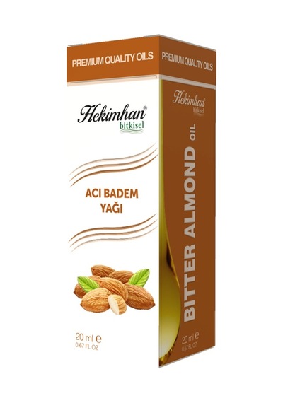 Hekimhan Bitkisel Acı Badem Yağı 2 x 20 ML