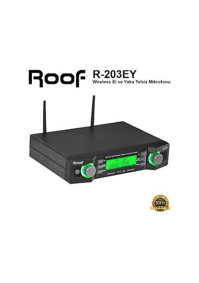 Roof R-203ey El ve Yaka Telsiz Mikrofon