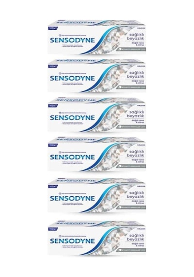 Sağlıklı Beyazlık Diş Macunu 75 Ml X 6 Adet