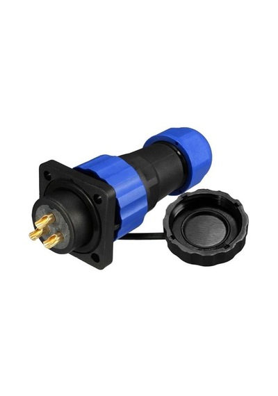 Sd28 Su Geçirmez 3 Pin 28 Mm Dörtgen Konnektör