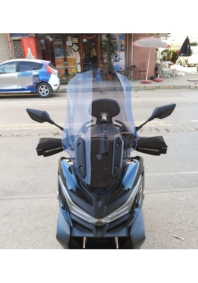 Motocam Voge Sr4 Ön Cam 2022-2026 Model 78cm Füme Renkli 4mm Uzun