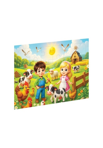 Çiftlik Ahşap Puzzle