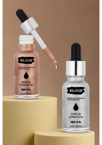 2'li Damlalık Şişeli Likit Aydınlatıcı Highlighter Seti Diğer