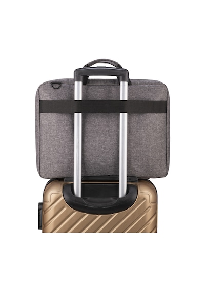 Classone ML-F104 13-14-15.6" Mila Lenovo/Hp/Asus/Monster/Apple Uyumlu MacBook /Mac Air Laptop Çantası- Gri