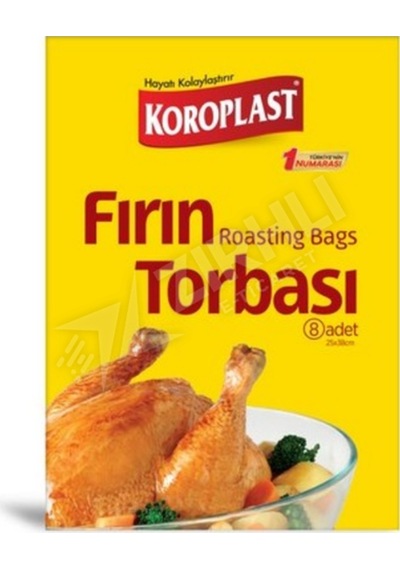 5 Adet Koroplast Fırın Torbası X8