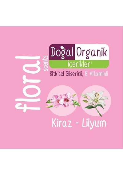 Floral Kişisel Bakım Havlusu Çanta Boy 24x25 600 Yaprak 1000'li Set