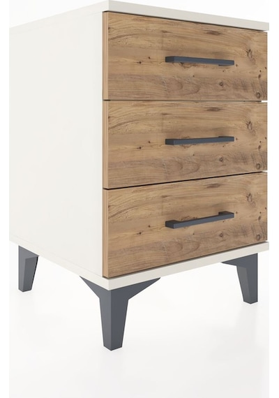 Hyperion Komodin 3 Çekmeceli 44x44x64 Aytaşı-çam Aytaşı