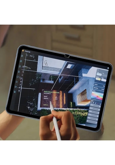 Apple Uyumlu iPad  A16 11.nesil A3354-a3355 İle Temperli Kırılmaz Cam Ekran Koruyucu