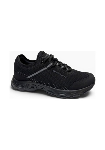 Wickers 3017-26 Anorak Anatomik Taban Bağcıklı Erkek Sneaker Siyah Füme