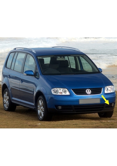 VW Touran 2003-2006 Ön Tampon Sol Sis Farı Çerçevesi 1T0853665A