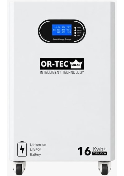 Ortec 51.2v 314a 16kw Lityum Akü Truva Serisi
