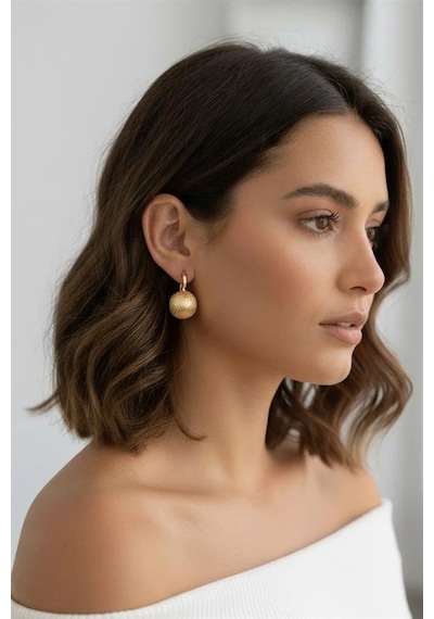 Top Küpe - Altın 31135546