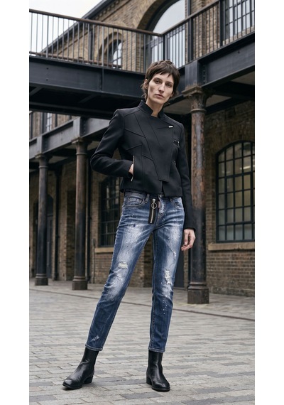 Dsqotheq Düşük Bel Vücuda Oturan Süper Skinny Jean Mavi